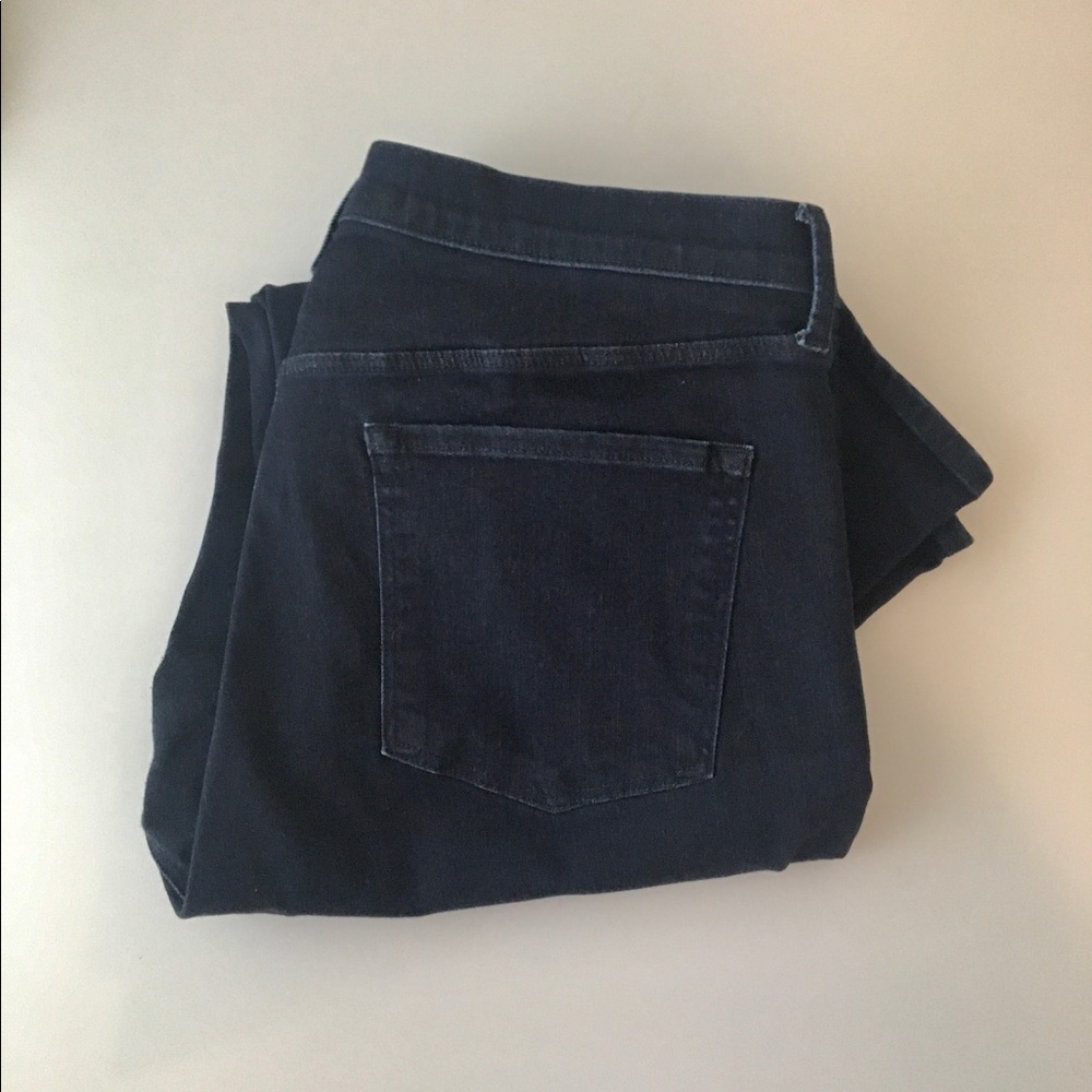JBrand Dark Wash Alana Crop Jeggings
